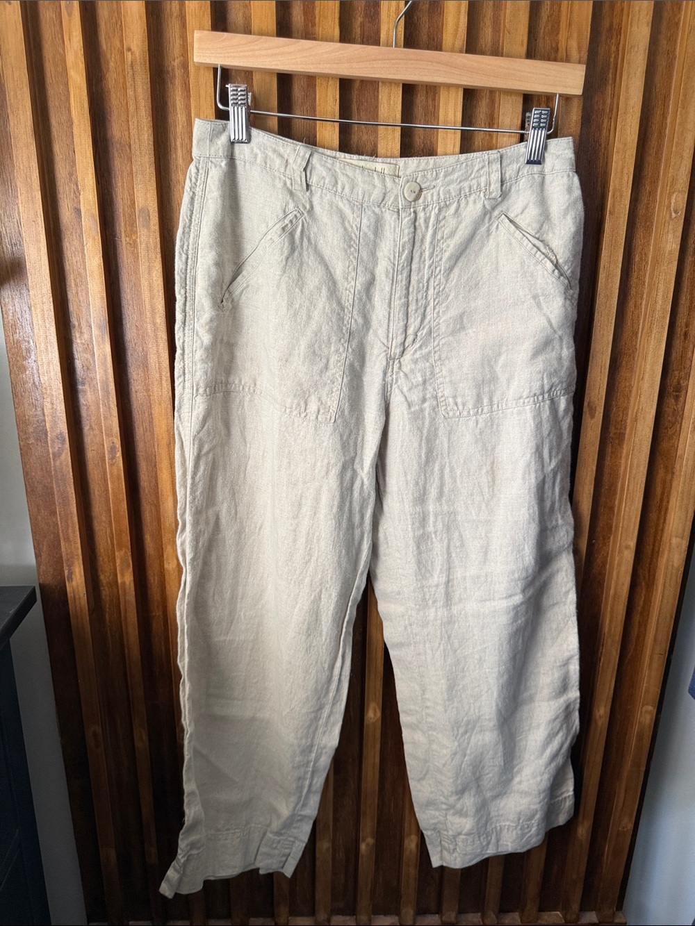 Vintage Linden Hill 100% Linen Cropped Wide leg Pants. 4